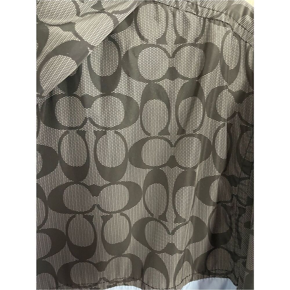 Coach Men’s Two-Tone Blue & Charcoal Windbreaker Jacket - Picture 5 of 6